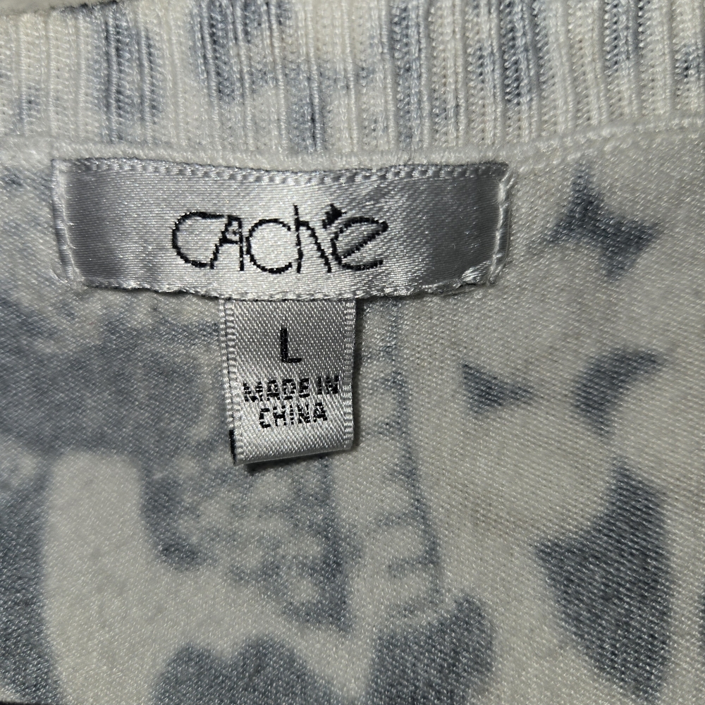 Cache Leopard Print Short Sleeve Top - Picture 3 of 3